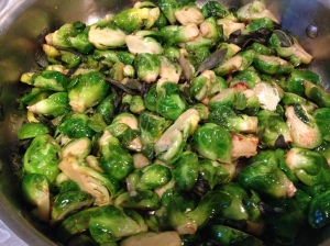 Sage butter brussel sprouts